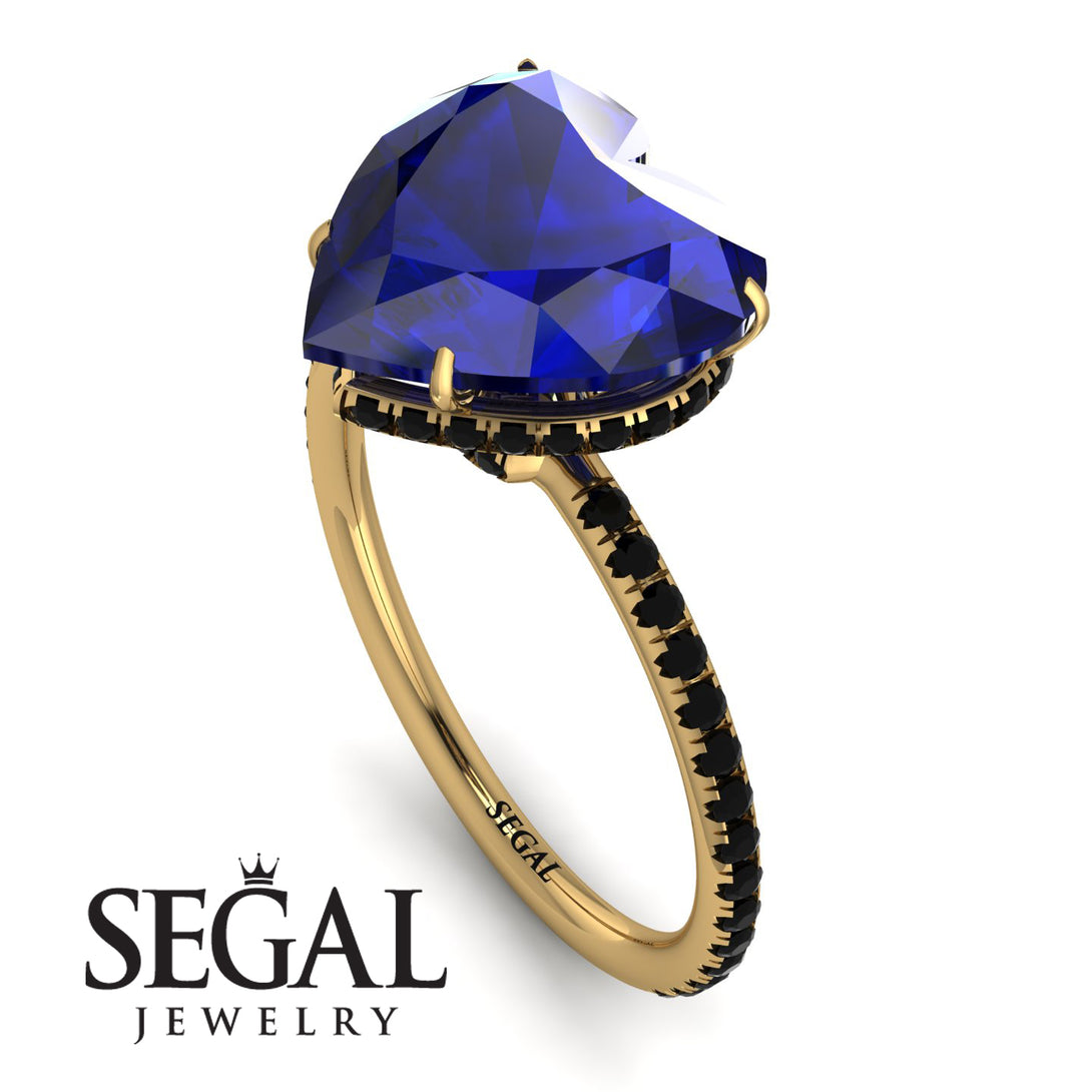 Heart Shape Sapphire Ring - Noelle No. 43